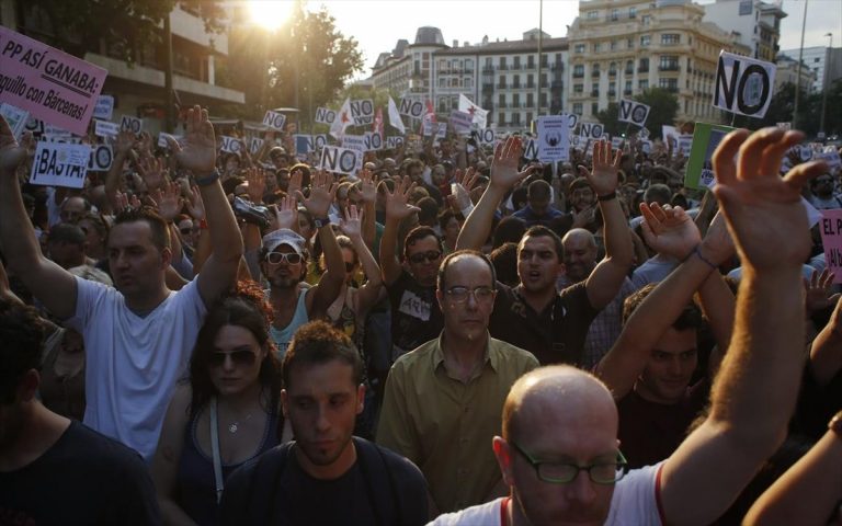 Διαδηλώσεις στη Μαδρίτη και τις Βρυξέλλες εναντίον των περιοριστικών μέτρων