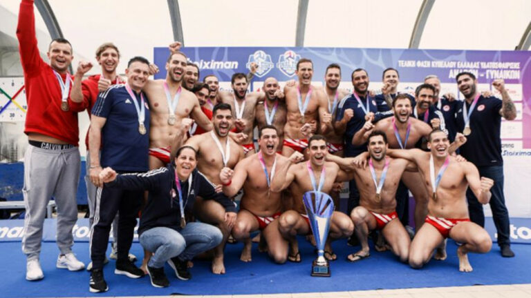 Κύπελλο Πόλο Ανδρών: Επίδειξη δύναμης από Ολυμπιακό, 16-8 τον Απόλλωνα Σμύρνης